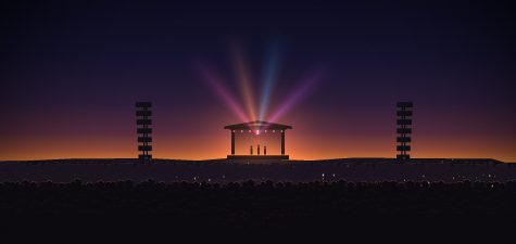 The Festival Field backdrop.