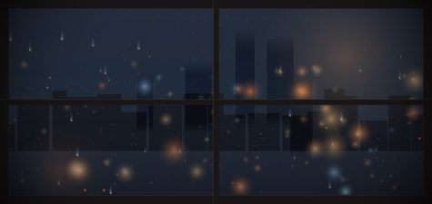 The Rainy Night backdrop.