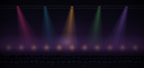 The Stage Lights backdrop.