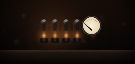 The Tube Amp Glow backdrop.